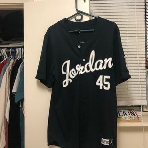 Air Jordan Baseball Jersey 45